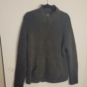 Cozy Olive Green Fleece Jacket